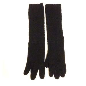 Knitted full length gloves
